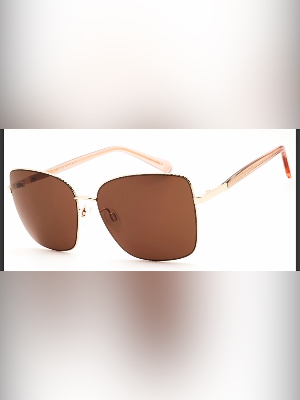 NWOT Draper James Gold Frame Sunglasses with Brown Lenses
